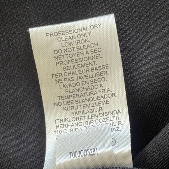 Tibi Chalky Drape Plashet Jogger, XXS, regular length, black - Picture 6 of 10